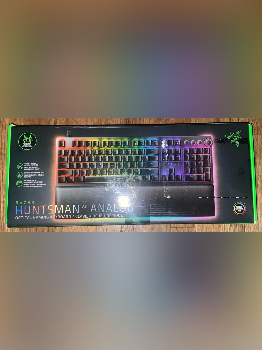 Open Box Razer Huntsman V2 Analog Optical Gaming Keyboard
